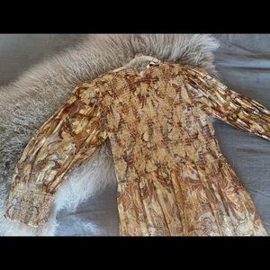 Zara gold dress- in lots of fashion blogs